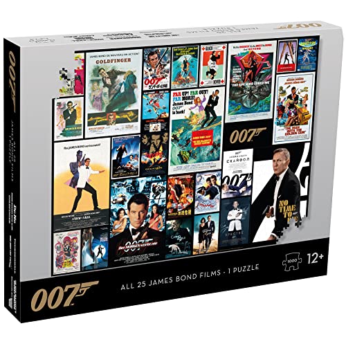 James Bond Movie poster 1000 Piece Jigsaw Puzzle von Winning Moves