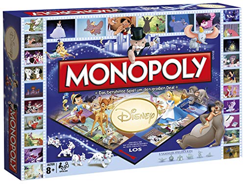 MONOPOLY Disney Classic's - Erlebt spielerisch den Zauber der Disney-Filme! | Gesellschaftsspiel | Familienspiel | Brettspielklassiker | von Winning Moves