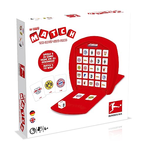 Winning Moves - Match - Bundesliga Edition (mit Vereinen) - Bundesliga-Spiel - Alter 4+ - Multilingual von Winning Moves