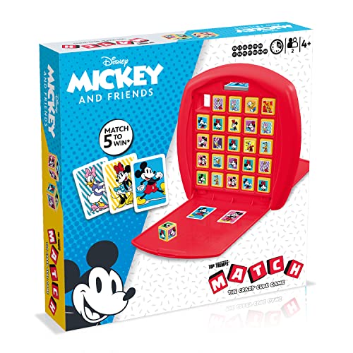 Winning Moves - MATCH - Mickey and Friends - Kinderspiel - Alter 4+ - Multilingual von Top Trumps