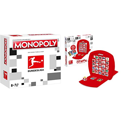 Monopoly - Bundesliga Edition - Bundesliga Fanartikel - Alter 8+ - Deutsch & Match - Bundesliga Edition - Bundesliga-Spiel - Alter 4+ - Multilingual von Winning Moves