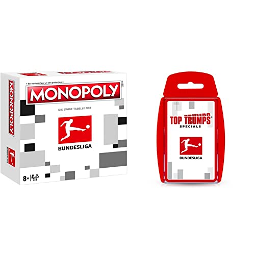 Monopoly - Bundesliga Edition - Bundesliga Fanartikel - Alter 8+ - Deutsch & TOP Trumps - Bundesliga Edition - Bundesliga-Kartenspiel - Alter 6+ - Deutsch Monopoly - Bundesliga Edition - Bundesliga Fanartikel - Alter 8+ - Deutsch & TOP Trumps - Bundesliga Edition - Bundesliga-Kartenspiel - Alter 6+ - Deutsch von Winning Moves