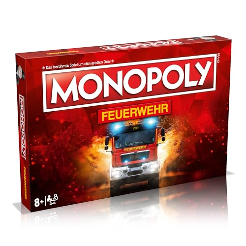 Winning Moves Monopoly - Feuerwehr - Brettspiel - Alter 8+ - Deutsch von Winning Moves