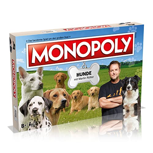 Winning Moves - Monopoly - Hunde mit Martin Rütter - Gesellschaftsspiel - Alter 8+ - Deutsch von Winning Moves