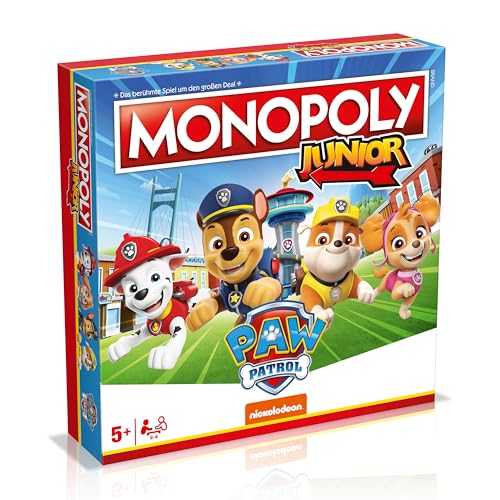 Winning Moves - Monopoly junior - PAW Patrol - PAW Patrol Geschenk - Alter 5+ - Deutsch von Winning Moves