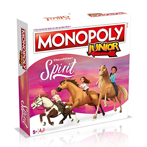 Winning Moves - Monopoly Junior - Spirit - Gesellschaftsspiel für Erwachsene und Kinder - Alter 8+ - Deutsch von Winning Moves