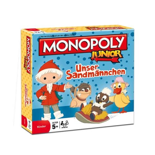 Monopoly Junior - Unser Sandmännchen Brettspiel Gesellschaftsspiel von Winning Moves