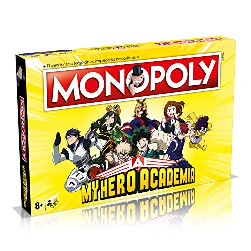 Monopoly My Hero Akademie - Brettspiel der Immobilien - Spanische Version von Winning Moves