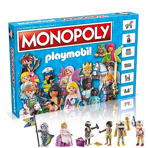 Monopoly - Playmobil + 6 extra Spielfiguren von Winning Moves