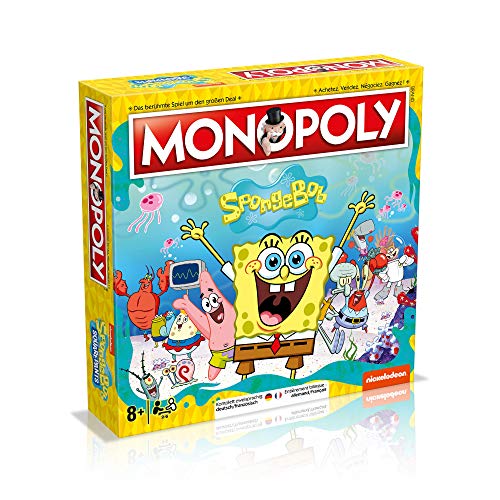 Monopoly Spongebob Schwammkopf Deutsch Französisch Edition Spiel Brettspiel, 2-6 Spieler von Winning Moves