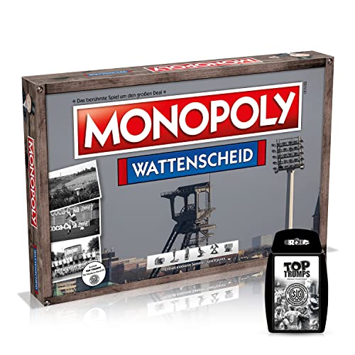 Monopoly - Wattenscheid inkl. Top Trumps Gesellschaftsspiel Brettspiel Spiel von Winning Moves