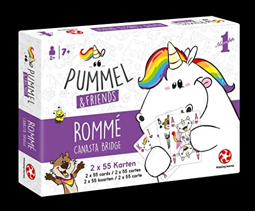 Pummel & Friends - Spielkarten - Rommé-Canasta von Winning Moves