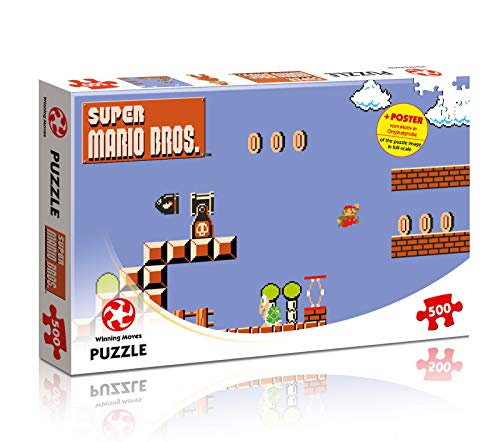 Winning Moves GmbH 11484 - Puzzle: Super Mario Bros. Higher Jumper (500 Teile) von Winning Moves