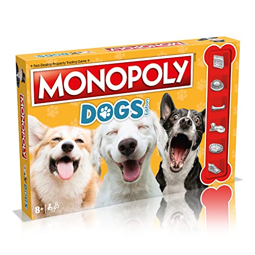 Soziales Brettspiel Monopoly Dogs Edition von Winning Moves