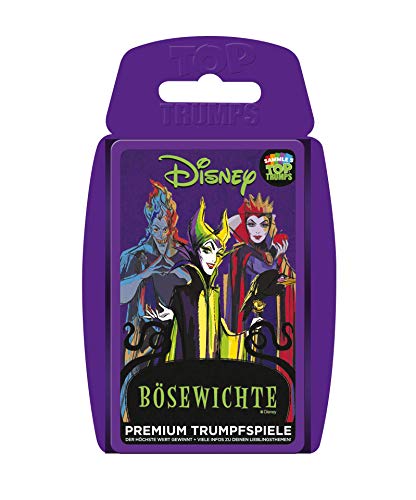 TOP TRUMPS - Disney Bösewichte - Disney Fanartikel - Alter 6+ - Deutsch von Winning Moves