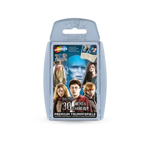 TOP TRUMPS - Harry Potter 30 Hexen und Zauberer Kartenspiel - Harry Potter Fanartikel - Alter 6+ - Deutsch von Winning Moves