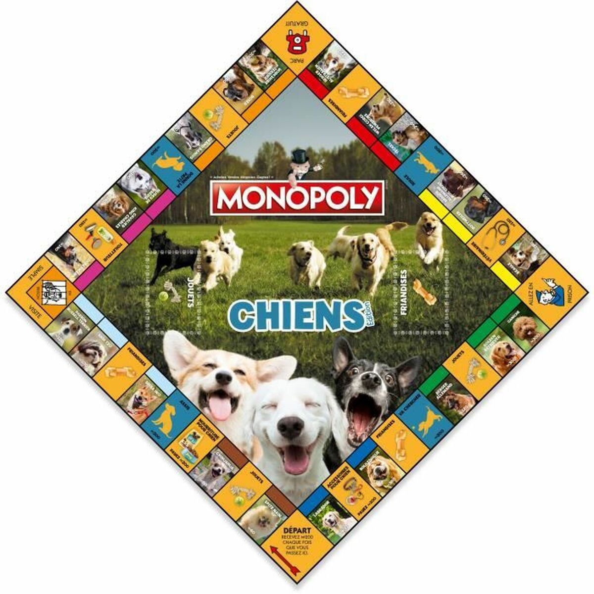 Tischspiel Winning Moves Monopoly Chiens von Winning Moves