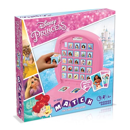 WINNING MOVES - Spiel Disney Prinzessinnen – Gesellschaftsspiel – Reisespiel – französische Version von Top Trumps