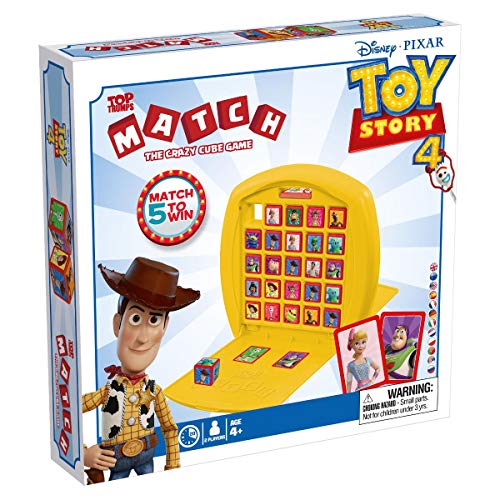 Top Trumps Toy Story 4 Match The Crazy Cube Spiel, Spielen Sie mit 15 Ihrer Lieblings-Charaktere, einschließlich Buzz Lightyear, Woody und Jessie, Reise-Brettspiel, Geschenk und Spielzeug für Jungen Top Trumps Toy Story 4 Match The Crazy Cube Spiel, Spielen Sie mit 15 Ihrer Lieblings-Charaktere, einschließlich Buzz Lightyear, Woody und Jessie, Reise-Brettspiel, Geschenk und Spielzeug für Jungen von Top Trumps