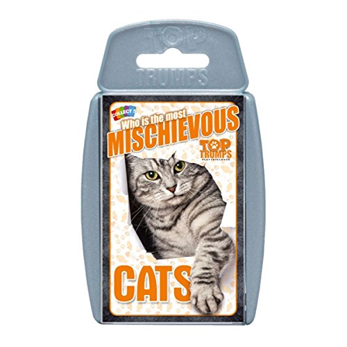 Winning Moves 001916 Top Trumps-Cats, Katzendesign von Top Trumps