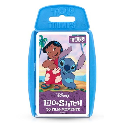 TOP TRUMPS Specials Disney's Lilo und Stitch 30 Movie Moments Kartenspiel, Spiel mit Szenen mit Lilo, Stitch, Jumba, Pleakley und Scrump, pädagogisches Geschenk für Kinder ab 8 Jahren TOP TRUMPS Specials Disney's Lilo und Stitch 30 Movie Moments Kartenspiel, Spiel mit Szenen mit Lilo, Stitch, Jumba, Pleakley und Scrump, pädagogisches Geschenk für Kinder ab 8 Jahren von Top Trumps