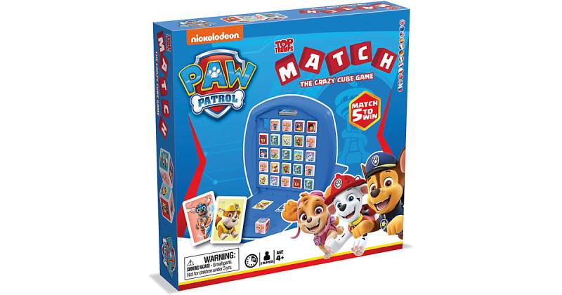 Top Trumps Match PAW Patrol, Würfelspiel von Winning Moves