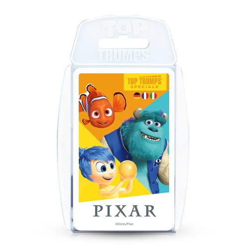 Top Trumps - Pixar Kartenspiel Quartett Wissensspiel (deutsch/französisch/italienisch) von Winning Moves