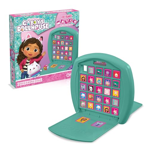 Top Trumps Gabby und das magische Haus Match – Kinderspiele ab 4 Jahren – Spiel für 2 Spieler – Spiele für Kinder – Logikspiel – Strategiespiele – Brettspiel von Top Trumps