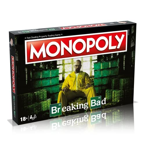 Winning Moves, Brettspiel, MONOPOLY Breaking Bad, verkaufen und handeln um erfolgreich zu sein, ist ein tolles Geschenk für Menschen ab 8 Jahren von Winning Moves
