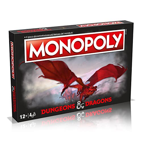 Winning Moves, Dungeons & Dragons, Monopoly, Tischspiel, italienische Edition von Winning Moves