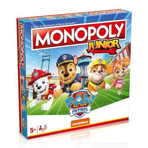 Winning Moves, Monopoly Junior Paw Patrol Brettspiel ab 5 Jahren von Winning Moves