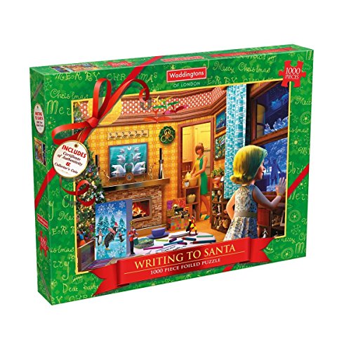 Winning Moves 001861 Waddingtons Christmas 2017 Writing to Santa 1000 Piece Jigsaw Puzzle [UK-Import] von Winning Moves