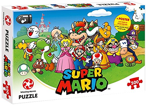 Winning Moves 11002 Puzzle Super Mario - Mario and Friends 500 Teile von Winning Moves