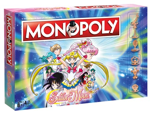 Winning Moves - Monopoly - Sailor Moon - Anime-Brettspiel - Alter 8+ - Deutsch von Winning Moves