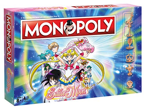 Winning Moves Monopoly Sailor Moon Animebrettspiel Alter 8+ Deutsch, 2-6 Spieler von Winning Moves