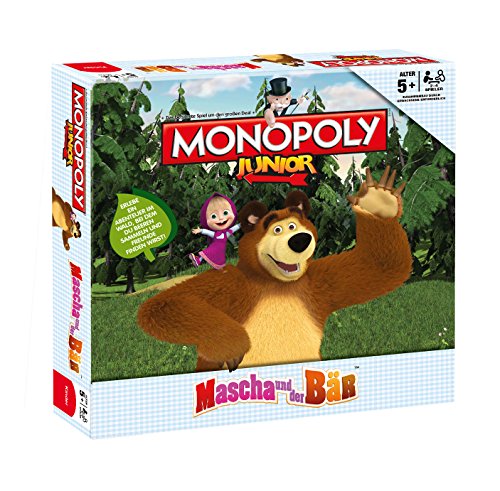 Winning Moves - 44802 - Monopoly Junior Masha und der Bär Spiel Brettspiel für Kinder Winning Moves - 44802 - Monopoly Junior Masha und der Bär Spiel Brettspiel für Kinder von Winning Moves