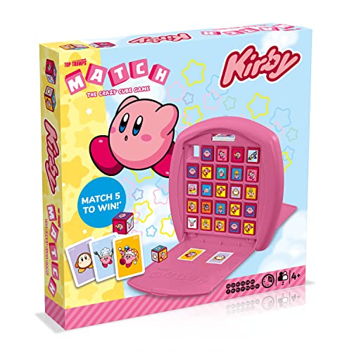 MATCH - Kirby - Reisespiele Kinder ab 4 - Alter 4+ - Multilingual von Winning Moves