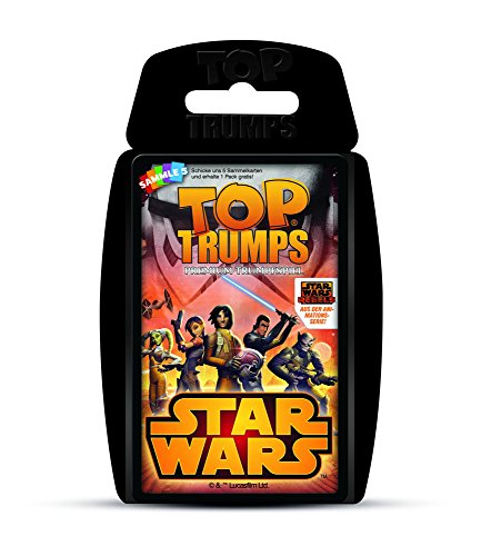 Winning Moves - TOP TRUMPS - Star Wars Rebels - Star Wars Kartenspiel - Alter 6+ - Deutsch von Winning Moves