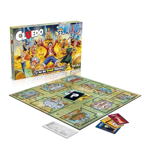 Winning Moves - CLUEDO ONE Piece - Gesellschaftsspiel - Brettspiel - Französische Version von Winning Moves