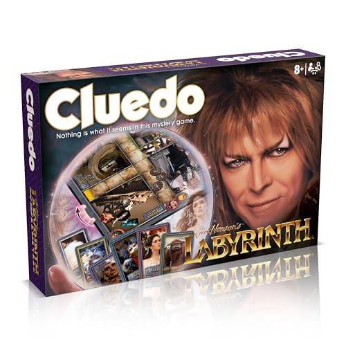 Winning Moves Cluedo Labyrinth Mystery Brettspiel führt die Ermittlungsspaß-Familie perfekt für 2–6 Spieler und ist ein tolles Geschenk für Fans ab 8 Jahren von Winning Moves