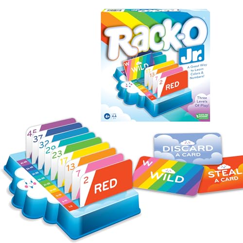 Winning Moves Games Rack-O Jr USA, Kinderausgabe von The Game of Rack-O für 2 bis 4 Spieler, ab 4 Jahren Winning Moves Games Rack-O Jr USA, Kinderausgabe von The Game of Rack-O für 2 bis 4 Spieler, ab 4 Jahren von Winning Moves