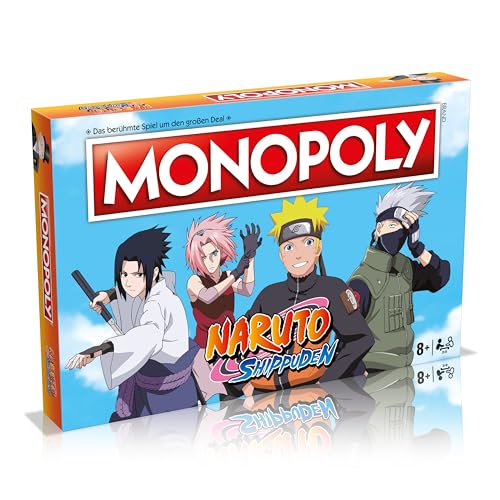 Winning Moves - Monopoly - Naruto - Anime Merch - Alter 8+ - Deutsch von Winning Moves