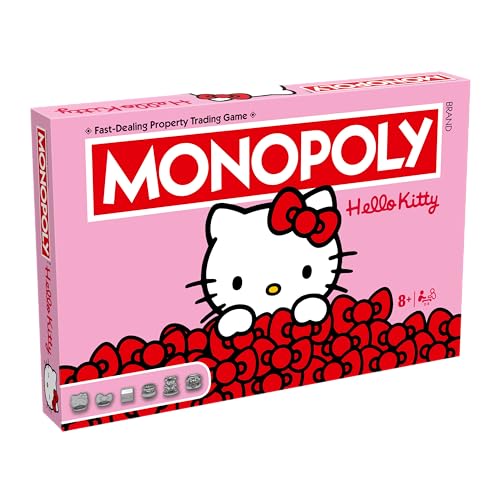 Winning Moves Hello Kitty Monopoly-Brettspiel, optimal für 2-6 Spieler und ein tolles Geschenk für Fans ab 8 Jahren Winning Moves Hello Kitty Monopoly-Brettspiel, optimal für 2-6 Spieler und ein tolles Geschenk für Fans ab 8 Jahren von Winning Moves