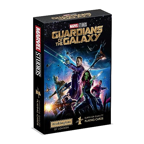 Winning Moves Marvel Guardians of The Galaxy Playing Cards Classic Collector's Deck Guardians of The Galaxy Card Game. von Waddingtons Number 1