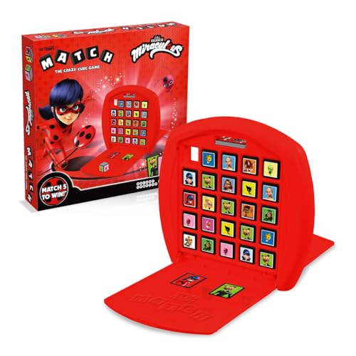 Winning Moves - Match - Miraculous - Mit Lady Bug, Cat Noir und Co. - Alter 4+ - Multilingual, Wunderbar Winning Moves - Match - Miraculous - Mit Lady Bug, Cat Noir und Co. - Alter 4+ - Multilingual, Wunderbar von Winning Moves