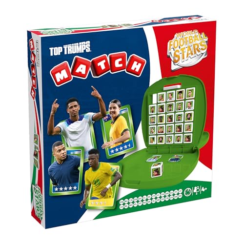 Winning Moves – Match Weltfußballstars (Grüne Version) – Fußball Fanartikel – Multilingual von Winning Moves