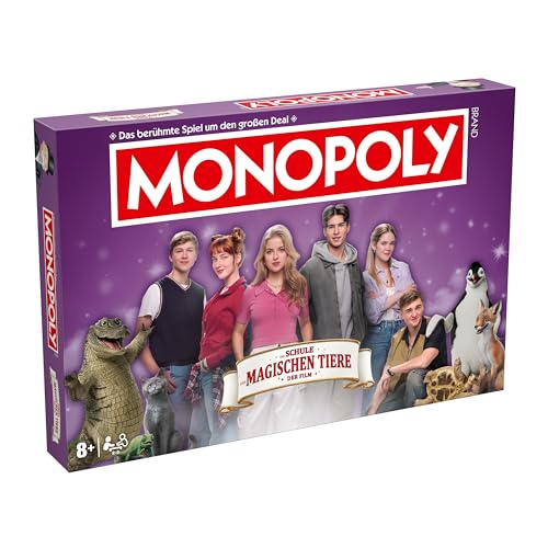 Winning Moves Monopoly Die Schule Der Magischen Tiere Brettspiel – Spannendes Abenteuer für die ganze Familie, Alter 8+ Deutsch von Winning Moves