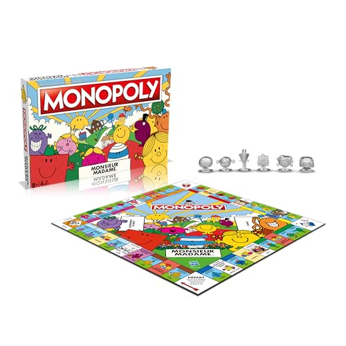 Winning Moves - Monopoly Monsieur Madame - Gesellschaftsspiel – Brettspiel – französische Version von Winning Moves