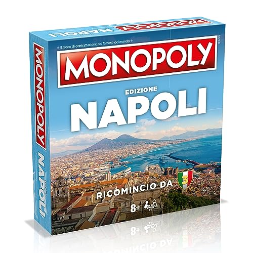 Winning Moves Monopoly Napoli, Ricomincio da 3, italienische Ausgabe, Brettspiel, Sammlerstück von Winning Moves