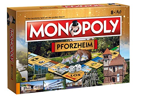 Winning Moves Monopoly Pforzheim Stadt City Edition Ausgabe Spiel Gesellschaftsspiel Brettspiel von Winning Moves